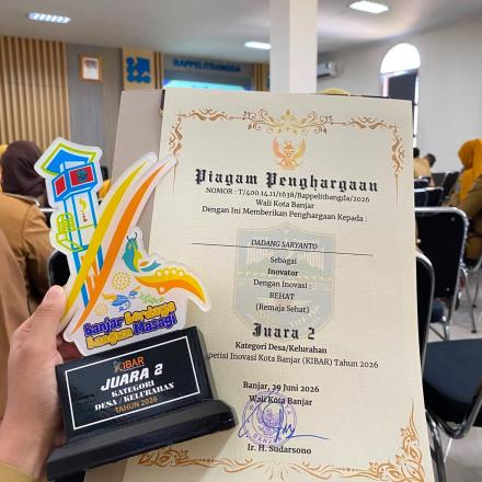 Pemerintah Desa Balokang Raih Juara II Kompetisi Inovasi Kota Banjar (KIBAR) Tahun 2026 